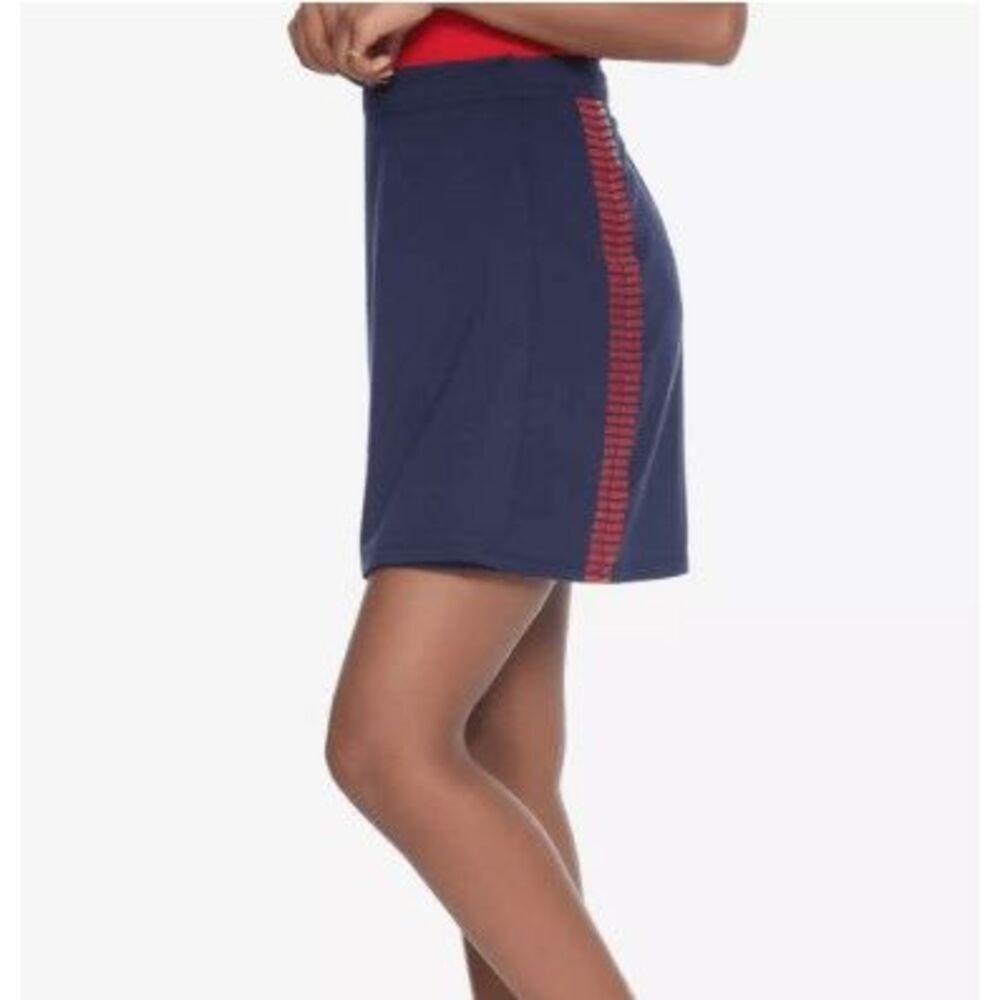 Star Wars Her Universe Size Small Navy Red Wrap Snap Close Solo Skirt